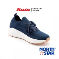 Bata บาจา NORTH STAR รองเท้าผ้าใบแบบผูกเชือก รองเท้าลำลองแฟชั่น สำหรับผู้หญิง สีกรมท่า 5809228 สีขาว 5801228