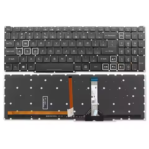 LL+ New Keyboard for Acer Nitro 5 AN515-55 AN515-55-704D AN515-55-73D5 N20C1 backlit