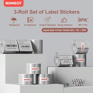 NIIMBOT B21/B1/B3S Transparent Label Paper, Home Storage Classification Marker Sticker, Waterproof