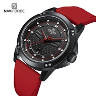 NAVIFORCE 8031 Men Brand Luxury Waterproof Watch Rubber Sport Military Army Auto Date Quartz Clock