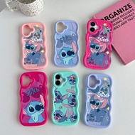 Cartoon Candy Color Cute Stitch Case For Xiamo Redmi Note 14 13 Pro Plus 5G 12 4G 14S Redmi 14C 13C 