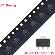 50Pcs/10pcs ME6231 6231A ME6231A33PG SOT-89-3 3.3V Low Power High Precision High PSRR LDO Linear Reg