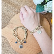 Gold layer chain bracelet - grk690007