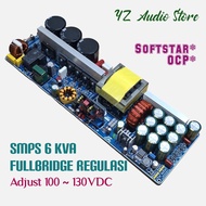 SMPS 6kva ct 130v Fullbridge Regulasi 6KW High Volt out 130vdc 5000w Power Supply