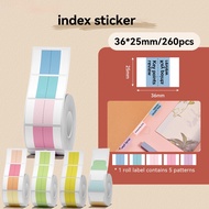 【Index Label Sticker】NiiMBOT D11/D110/D101/B1/B21/B203/B3S Printing Paper Self-adhesive Waterproof N