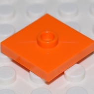 [1 Pc] LEGO 2x2 Orange With Main Rivet Middle ID 6013635 87580