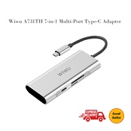 WIWU A731TH 7-in-1 Multi-Port Type-C Adapter for Macbook Notebook
