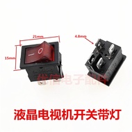 LCD TV Switch Rocket Type Power Switch with Light Copper Feet 2 Gears 4 Feet