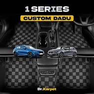BMW 1 Series - Dr Karpet Custom Fit Full Set Dadu Carpet Kereta Anti-Slip 2X Tebal