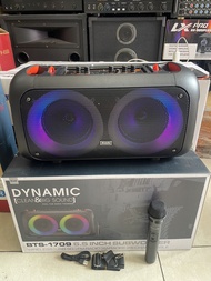 BRODU Bluetooth karaoke speaker with free mic