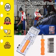[BISA COD] Obeng Set 16in1 Mini Tool Student Tool Kit Mini Student Tool