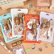 Yeppo Stationery Set Gift Capybara Notebook Sticker School Supplies Sticky Book DIY CorrectionNotes 