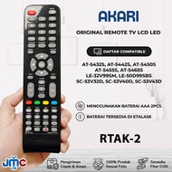 Remote Remot TV LCD LED Smart TV Akari RC-9920AS
