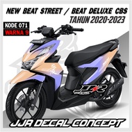 STIKER DECAL NEW BEAT STREET 2020-2023 NEW BEAT STREET/ NEW BEAT DELUXE CBS KODE 060