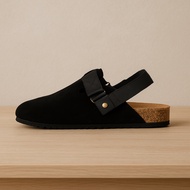 Boston Back Strap Mules Clog Classic Sole - Runo Project - Men's Casual Birken Sandals