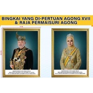 Bingkai Bergambar AGONG & PERMAISURI Malaysia