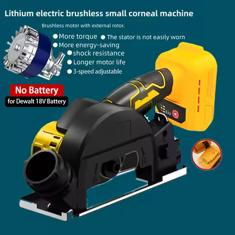 Brushless 3In Mini Angle Grinder External Rotor Electirc CUT OFF Cutting Circular Saw High Power Too