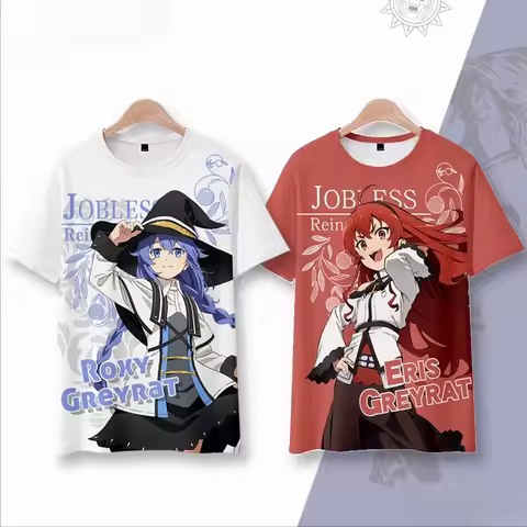 Mushoku Tensei AnimeT-Shirts Men Women Tee Shirt Short SleeveT Shirt Plus Size Tops