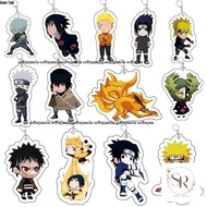 Anime Acrylic Keychain cartoon accessories Uchiha Itachi Sasuke pain Konan D