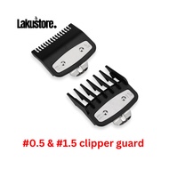Attachment Clipper Cutting Comb Guide Guard Set For Clipper Trimmer #0.5 & #1.5 (1.5mm & 4.5mm)