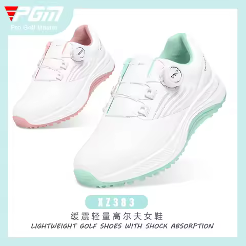 PGM Golf Summer Women's Sho es Waterproof Knob Women's Sports Shoes Non-slip Cushioning Lightweight 