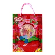 TAS SOUVENIR/ GOODY BAG PLASTIK STRAWBERRY SHORTCAKE