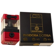 Atomizer Pandora DotRBA For DotAio Black Red Authentic By Yachtvape