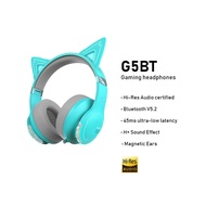 Edifier Hecate G5BT Gaming Headphone - Bluetooth V5.2 | Hi-Res Audio | H+ Sound | Magnetic Cat Ear |