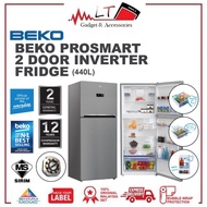 BEKO 440L 2 DOORS FRIDGE FREEZER RDNT440E50VZP
