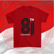 KATUN August 17th Anniversary of the Republic of Indonesia T-Shirt Men's 2026 August Shirt Comfortab