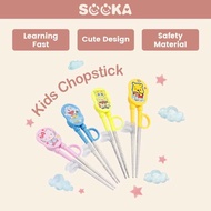 Sooka Chopstick Learning Kids Chopsticks Character 304 Stainless Chopsticks Exercise HL-ECA601