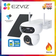 EZVIZ HB90 / HB90X 4G 4MP + 4MP Battery 10400 mAh With 8W Solar Panel Camera Outdoor Wifi Dual-Lens 
