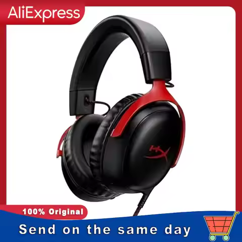 Hyperx Cloud 3 Wired Gaming Headset With DTS Sound Mic/Support HyperX Software USB Gaming Headphone 