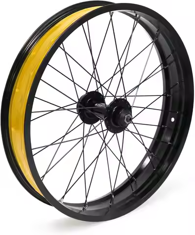 20/26 x 4.0 inch Fat Tire Bike Front Wheel, Aluminum Alloy Bike Rim, 36H High-Strength Fat Bike Whee