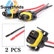 【SWTF】H11 H8 Female Adapter Wiring Harness Sockets Wire For Headlights or Fog Lights