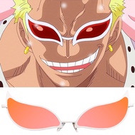 Doflamingo Sunglasses Cosplay Prop Cat Eye Sunglasses for Kids Adult Fashion Party Accessories