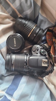 Canon EOS 100D 數碼相機連鏡頭及相機袋