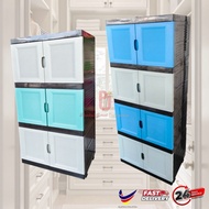 3/4 Tingkat Kabinet Plastik/ Almari Plastik/ 3/4 Tier Cabinet Cottage/Plastics Cabinet/Plastics Draw