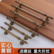 Pemegang Loyang Perancis Langsung Kilang Pemegang Retro Gangsa Antik untuk Kabinet Almari Almari Rak