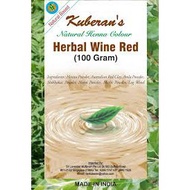 kuberan's  natural henna color herbal wine red 100grms