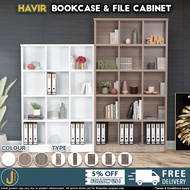 [JJ Furniture DIY] Havir Bookcase Bookshelf File Cabinet Storage Shelf | Rak Kabinet Almari Buku Fail Serbaguna