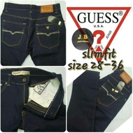 SELUAR JEANS GUESS LELAKI SLIM FIT