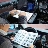 Car Steering Desk Table Tray Laptop Food Dining Writing Phone Holder Meja Kereta Meja Roda Stereng S