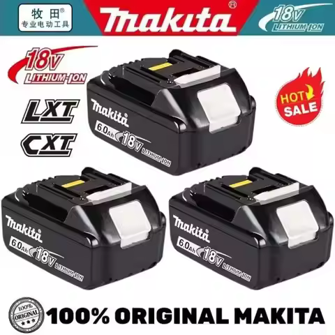 Genuine Makita 6Ah/5AH for Makita 18V Battery BL1860B BL1840 BL1830B BL1850B BL1850 BL1860 BL1815 Re