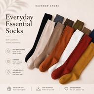 Women Long Length Socks Autumn Calf Socks Korean Style 💗Ready Stock💗