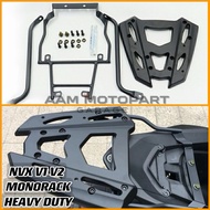 YAMAHA NVX155 V1 V2 MONORACK HEAVY DUTY TOP RACK NVX V1 V2 TOP BOX RACK CARRIER ALLOY BRACKET TOP BO