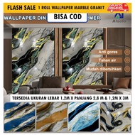 Vinyl Foam Wallpaper Roll 1.2m x 3m Decorative Room Stickers 2.5MM Thickness Waterproof PVC