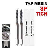 MESIN Tap Machine M5 X 0.8 HSS LEXEES Taps Machine M5X0.8 Spiral SP TICN-C