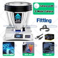 Diterangi selama 900 jam+ Sangat terang♥Senter Cas Super Terang Kepala Anti Air Jarak Jauh 500Watt T