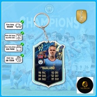 Haaland TOTS Keychain ️PLAYER CARD KEYCHAIN ️